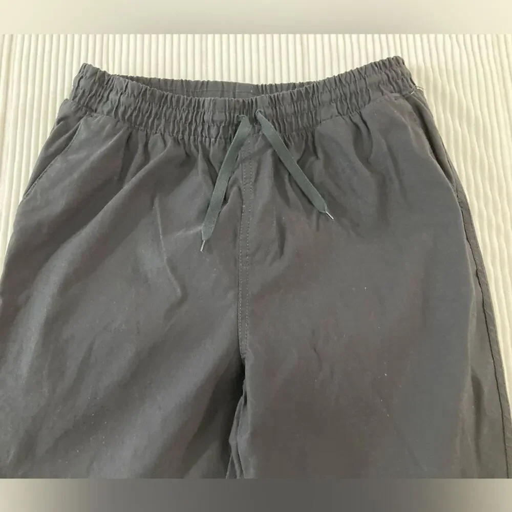 Hurley Boys 14/16 Black Nylon Jogger Pants Pull-On Pockets Outdoor Gorpcore